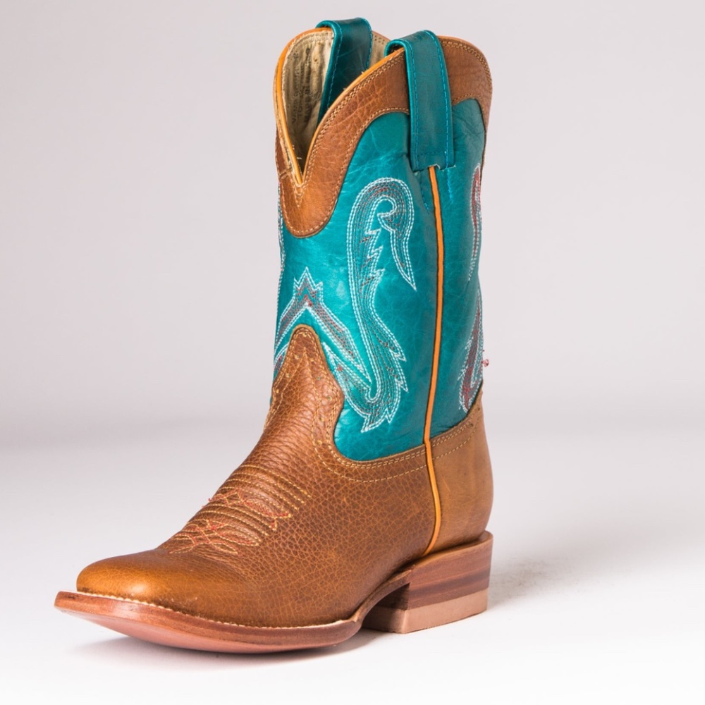 HONDO HONEY OILED KIDS COWBOY BOOTS